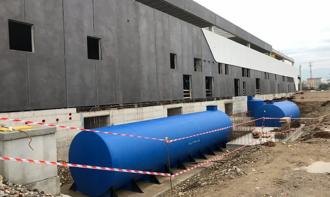 Serbatoi di accumulo acqua impianto anticendio